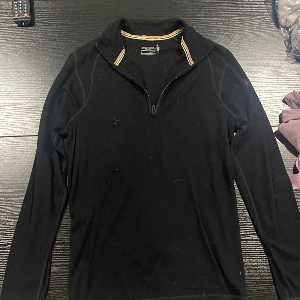 Smartwool Men's Black Zip-Up Sweater